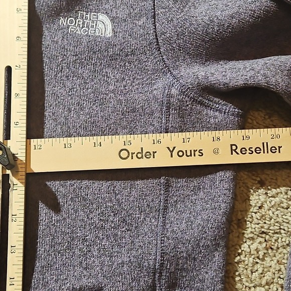 The North Face Hoodie Womens Medium Purple Crescent Pullover Sweatshirt Jacket - Picture 9 of 11